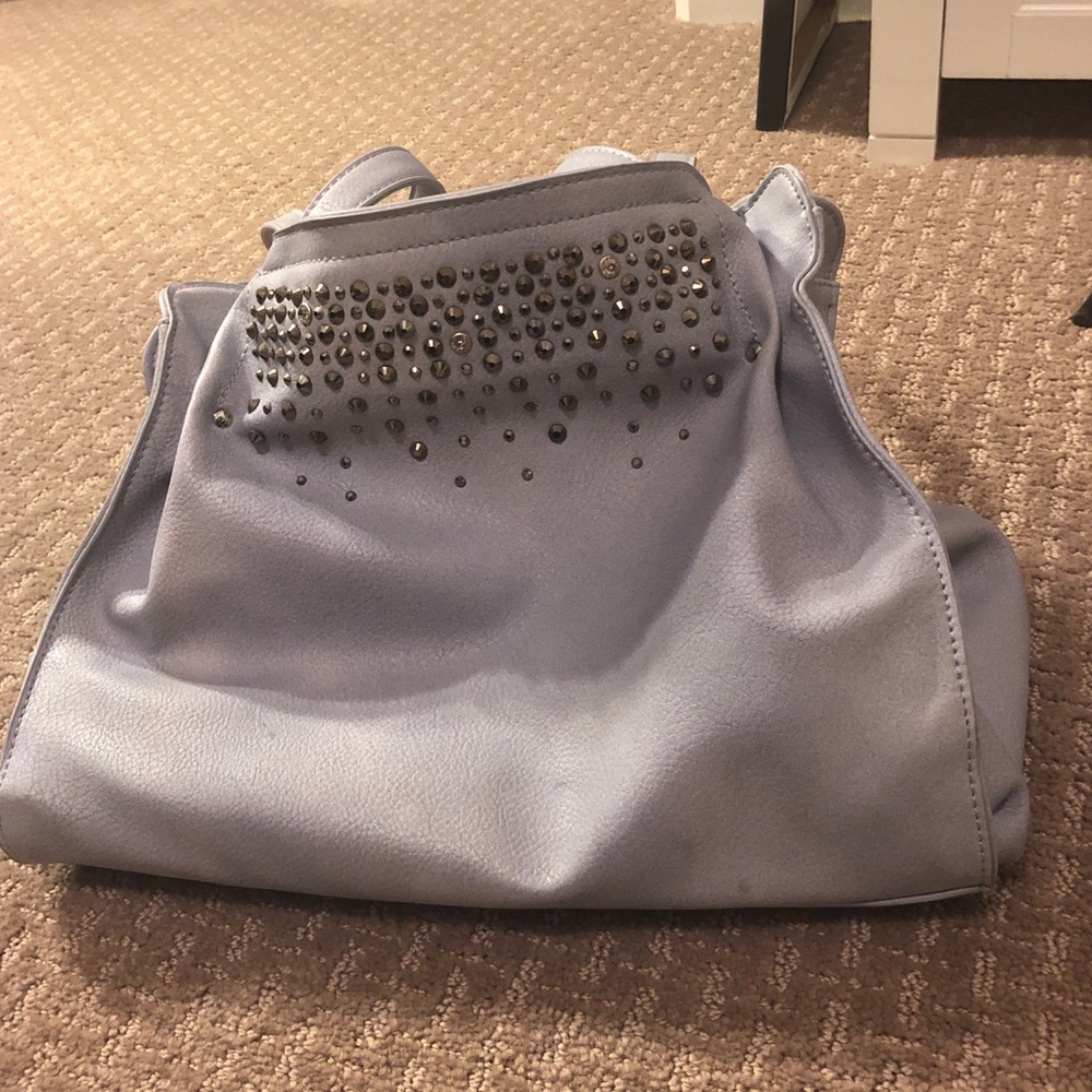 Periwinkle bedazzled purse